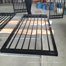 2018 nouvelle conception bon marché de clôture ornementale de piquet en aluminium en métal
